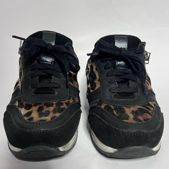 PS Poelman Velvet Leopard Accent Sneakers - Picture 2 of 10